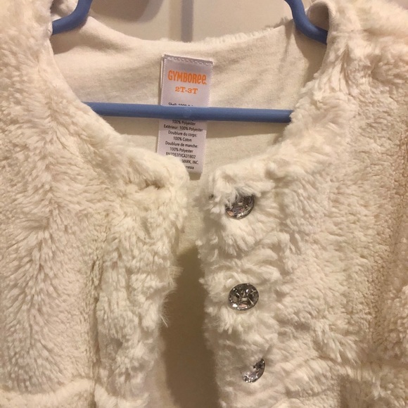 Gymboree Soft White Winter Jacket - Picture 2 of 3